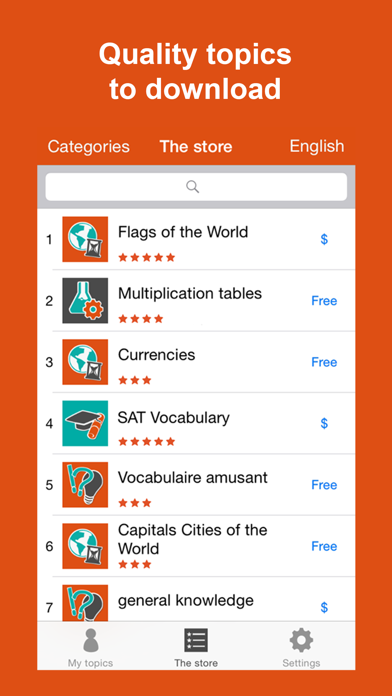 Memo Flash - fun flashcards Screenshot 3 - AppWisp.com