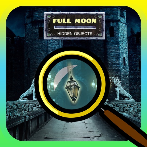 Free Hidden Object Games : Full Moon Mystery iOS App