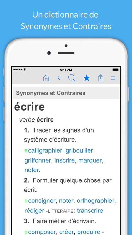 Dictionnaire Français et Synonymes