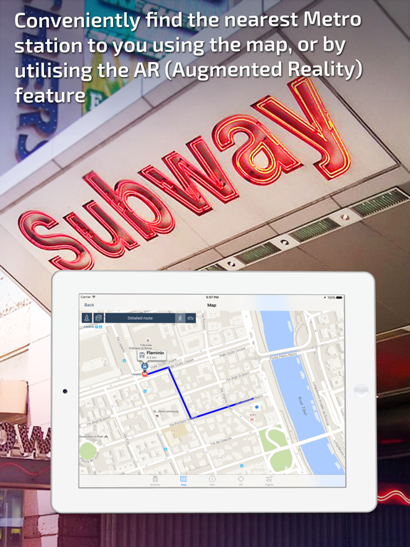 Rome Metro Guide and Route Planner iPad screenshot 4 - Travel app