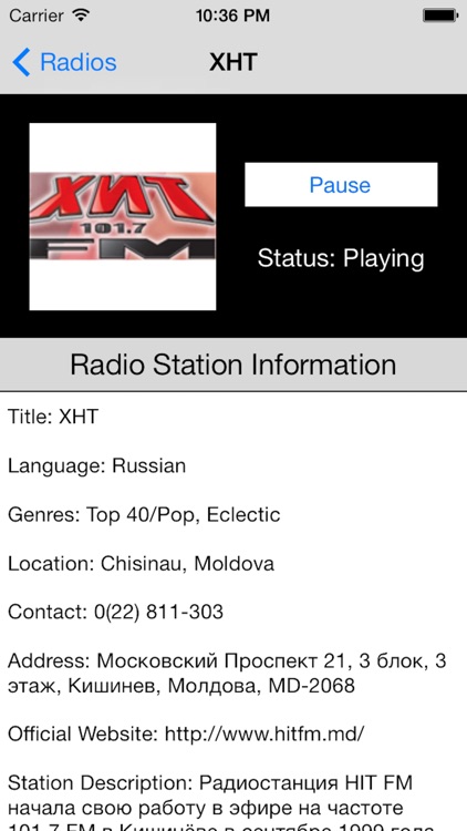 Moldova Radio Live Player (Romanian) screenshot-3