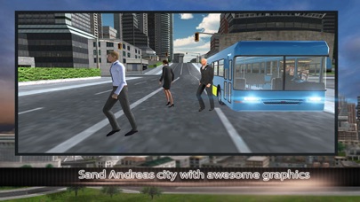 近代的な都市のバスの運転手の3D：無料シミュレーションゲームのおすすめ画像5