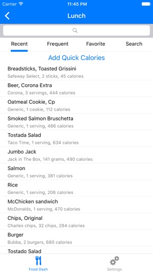 food dash for fitbit calorie counter diet tracker for weight