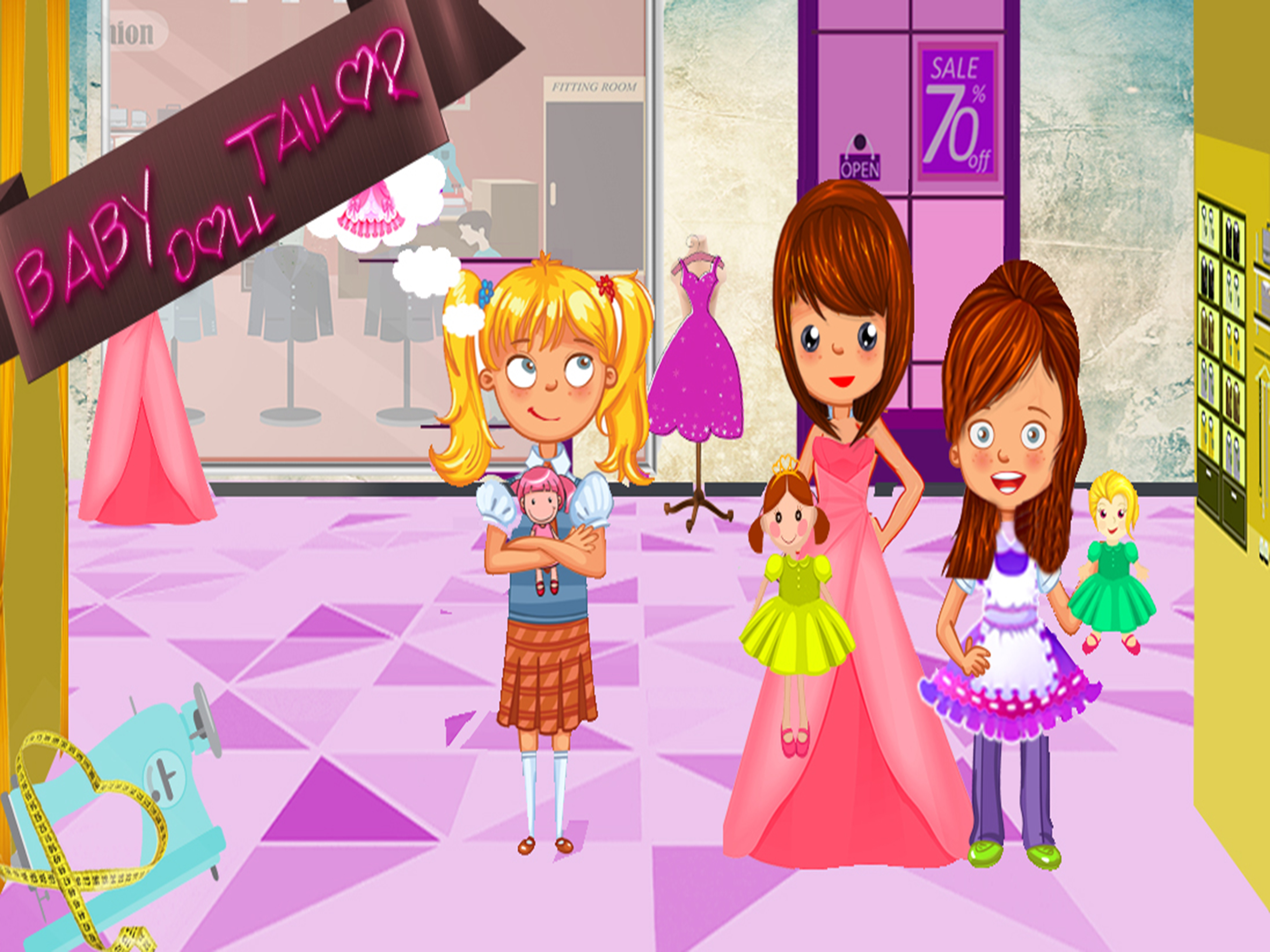 Baby Doll Fashion Tailor - Design Girls Dress screenshot 7