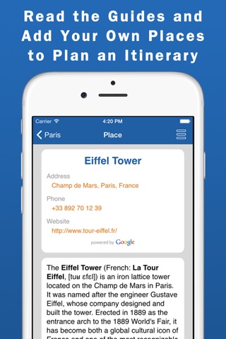 Paris Travel Guide & Offline Map screenshot 3