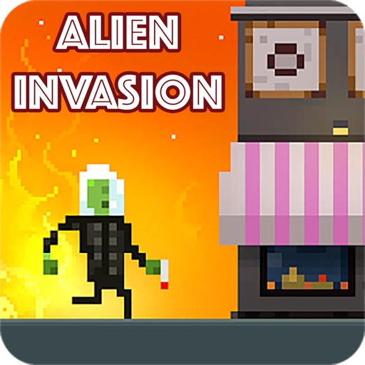 Alien Invasion Attack Icon