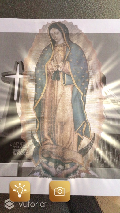 La Virgen de Guadalupe RA iPhone screenshot 1 - Entertainment app