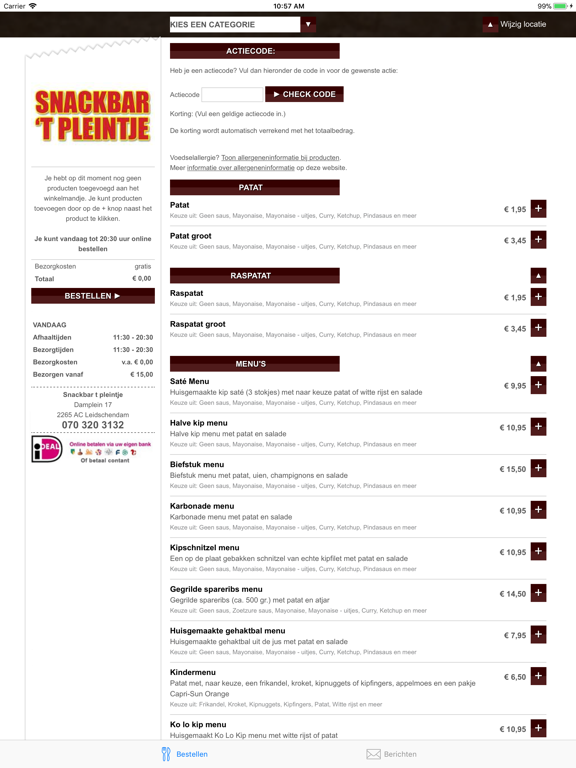 Screenshot #5 pour Snackbar 't pleintje