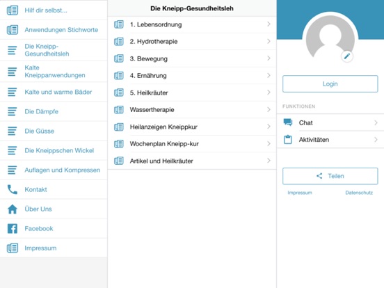 Screenshot #6 pour Hilf Dir selbst mit kneippen 2