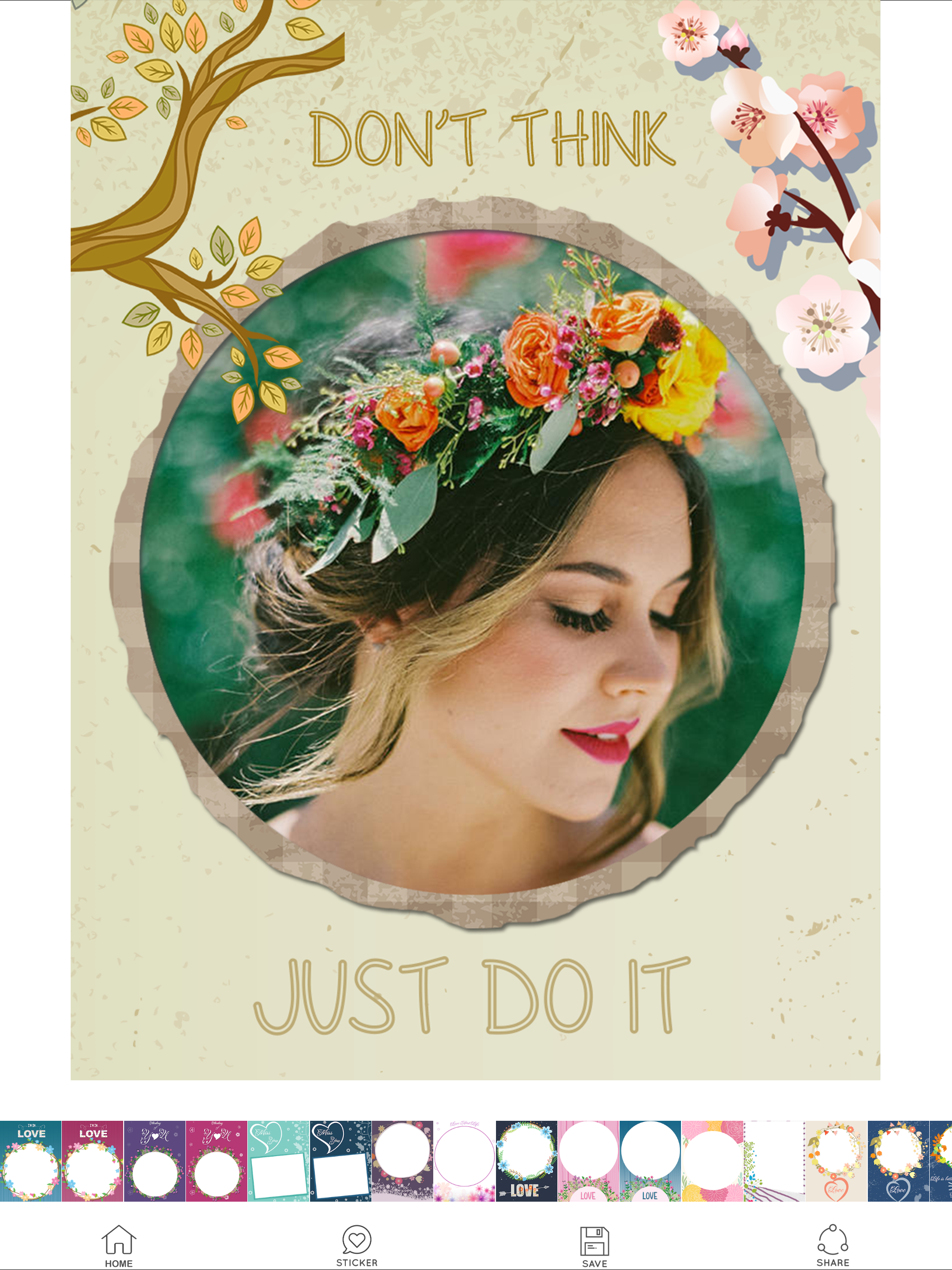 Flower Photo Frame - Camera 720 Chỉnh sửa ảnh 360 screenshot 9