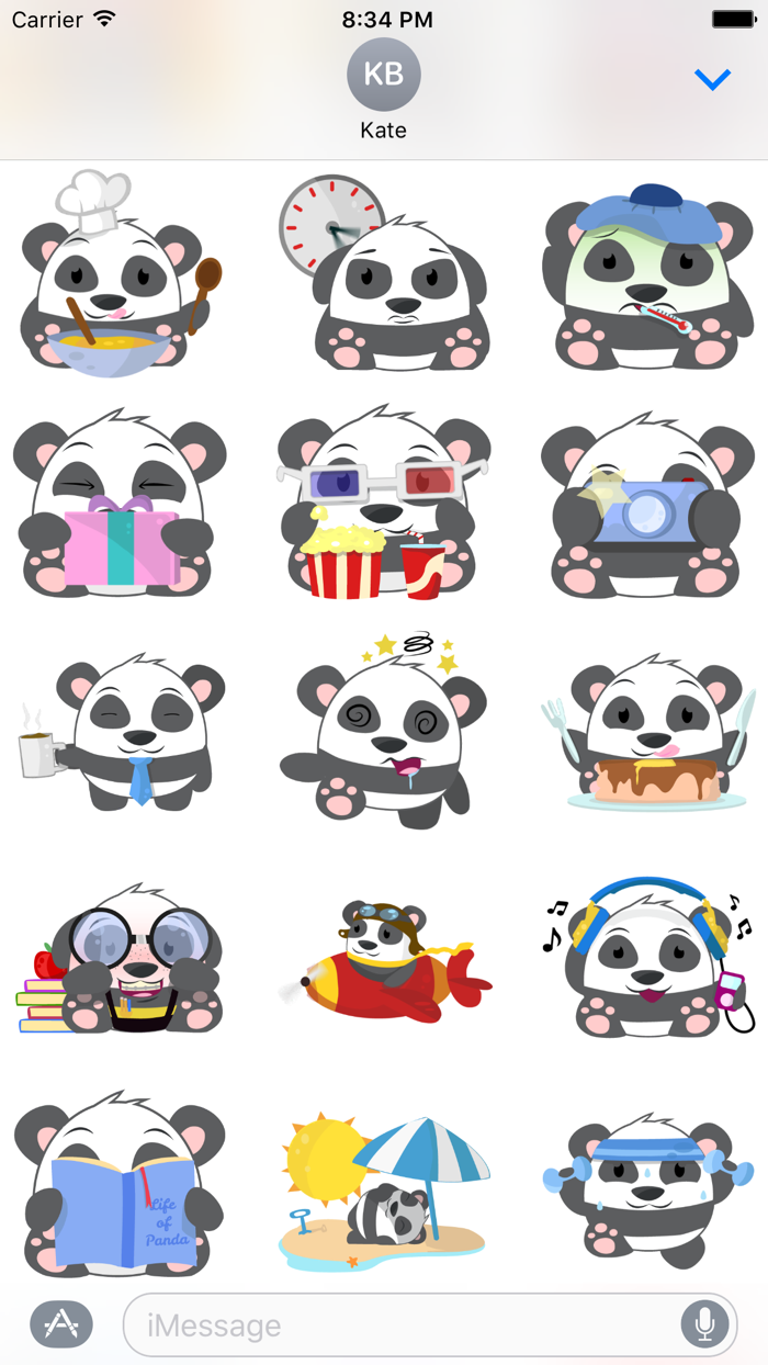 Oh Panda Stickers