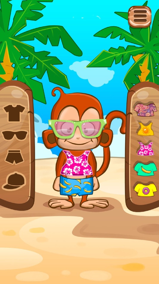 #3. Dress Up Monkey (iOS) 由: Alina Sapolgina