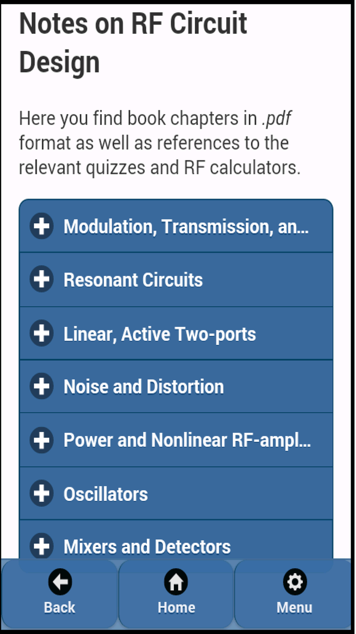 RF Circuit Toolbox