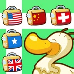 Learn Flag Train  Chinese-English bilingual education The Yellow Duck Early Learning Series