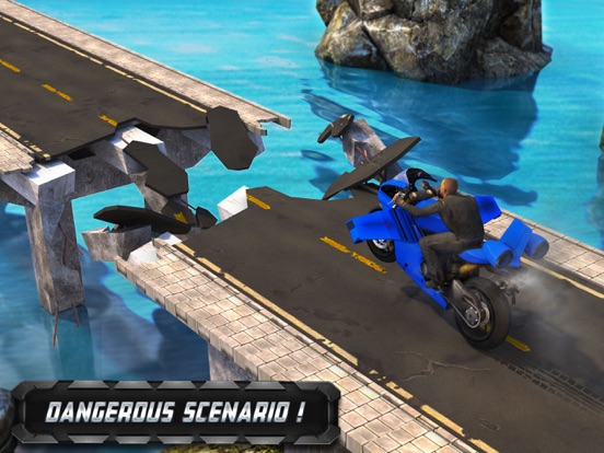 Screenshot #4 for Flying Bike Real Rider 2016