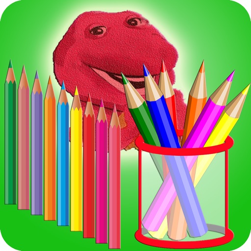 Painting Game Barney And Friends Edition Icon