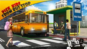 Schoolbus Driver 3D SIM screenshot #1 for iPhone