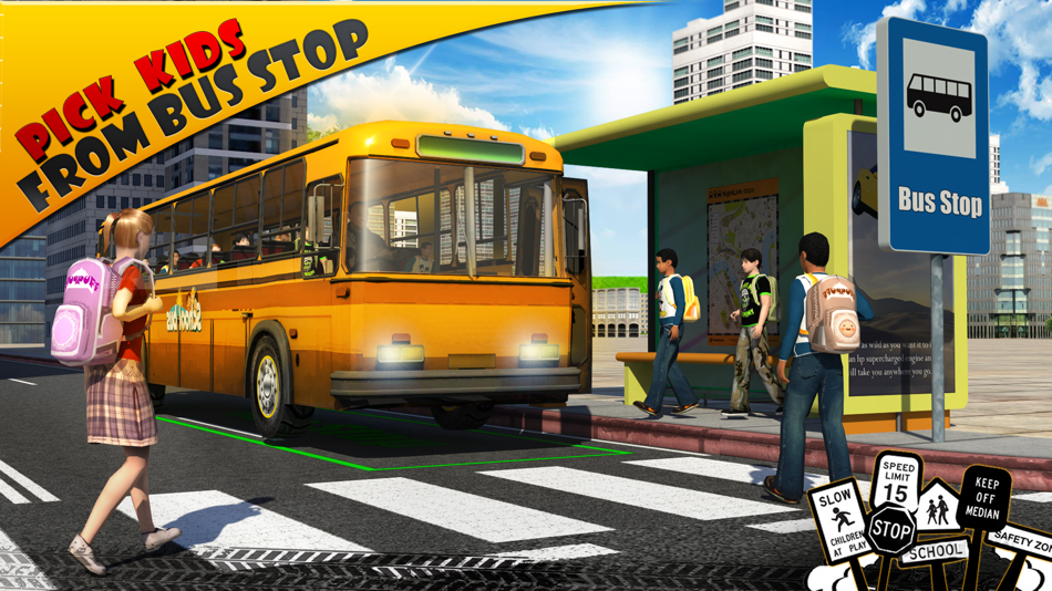 #1. Schoolbus Driver 3D SIM (iOS) 由: Tap2Play, LLC (Ticker: TAPM)