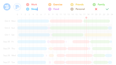 24H - Hours Tracker for Work, Sleep Cycle Analysis Screenshot