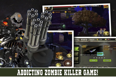 Iron Soldier Rambo Assault - Zombies World screenshot 2