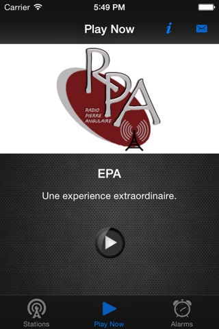 EPA Radio screenshot 2