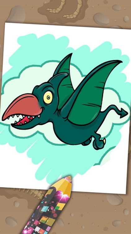 Paint magic dinosaurs – coloring drawings screenshot-3