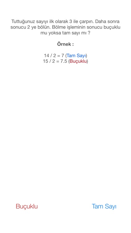 EG Aklından Bir Sayı Tut