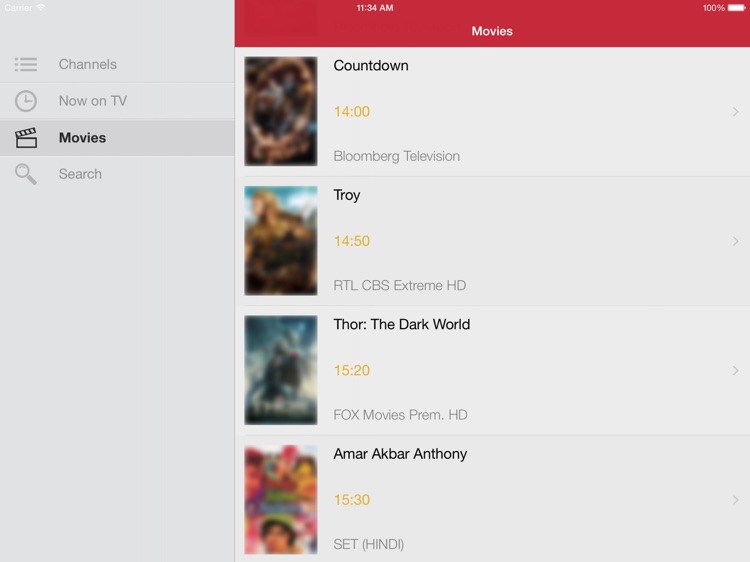 Siaran Televisi Indonesia Gratis (versi iPad)