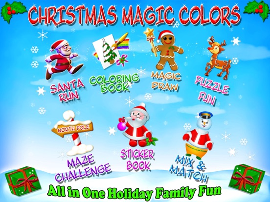 Christmas Magic Colors iPad app afbeelding 1