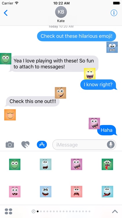 Square Emoji Stickers