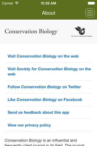 Conservation Biology screenshot 2