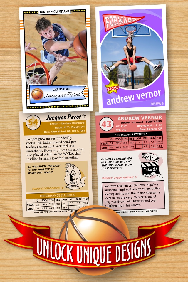 Basketball Card Maker (Ad Free) - Make Your Own Custom Basketball Cards with Starr Cards screenshot 3