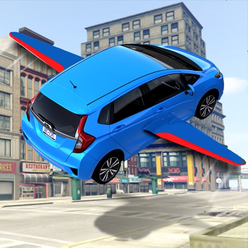 Futuristic Flying Jet Car Stunt: Sim Flight Pilot iOS App