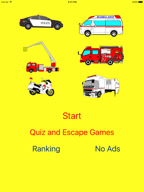 Screenshot #6 pour Which is the same Emergency Vehicle (Fire Truck, Ambulance ,Police Car)?