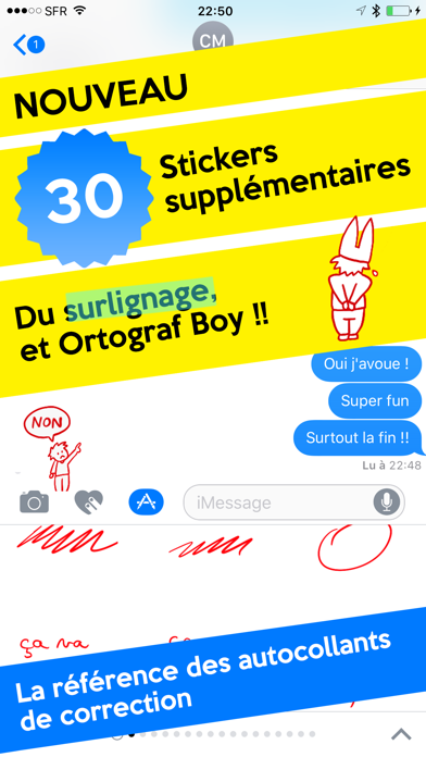 Screenshot #1 pour Ortograf - corrigez l'orthographe de vos amis