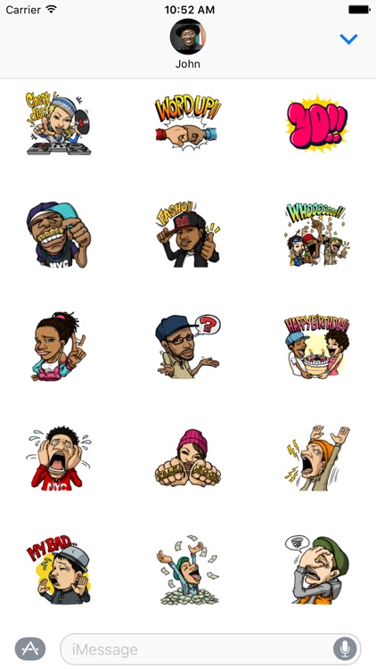 Hip Hop Friends Sticker