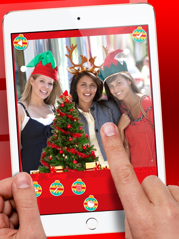 Screenshot #5 pour Noël Éditeur De Photos - Autocollants Du Père Noël