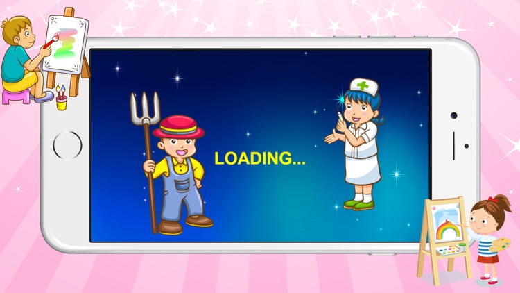 Paint & Drawing Coloring Books Occupation for kids