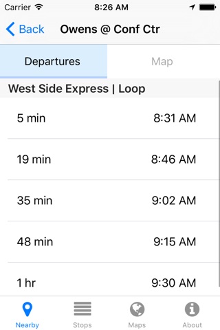 Mission Bay TMA Now - Real-time Transit Arrivals screenshot 2