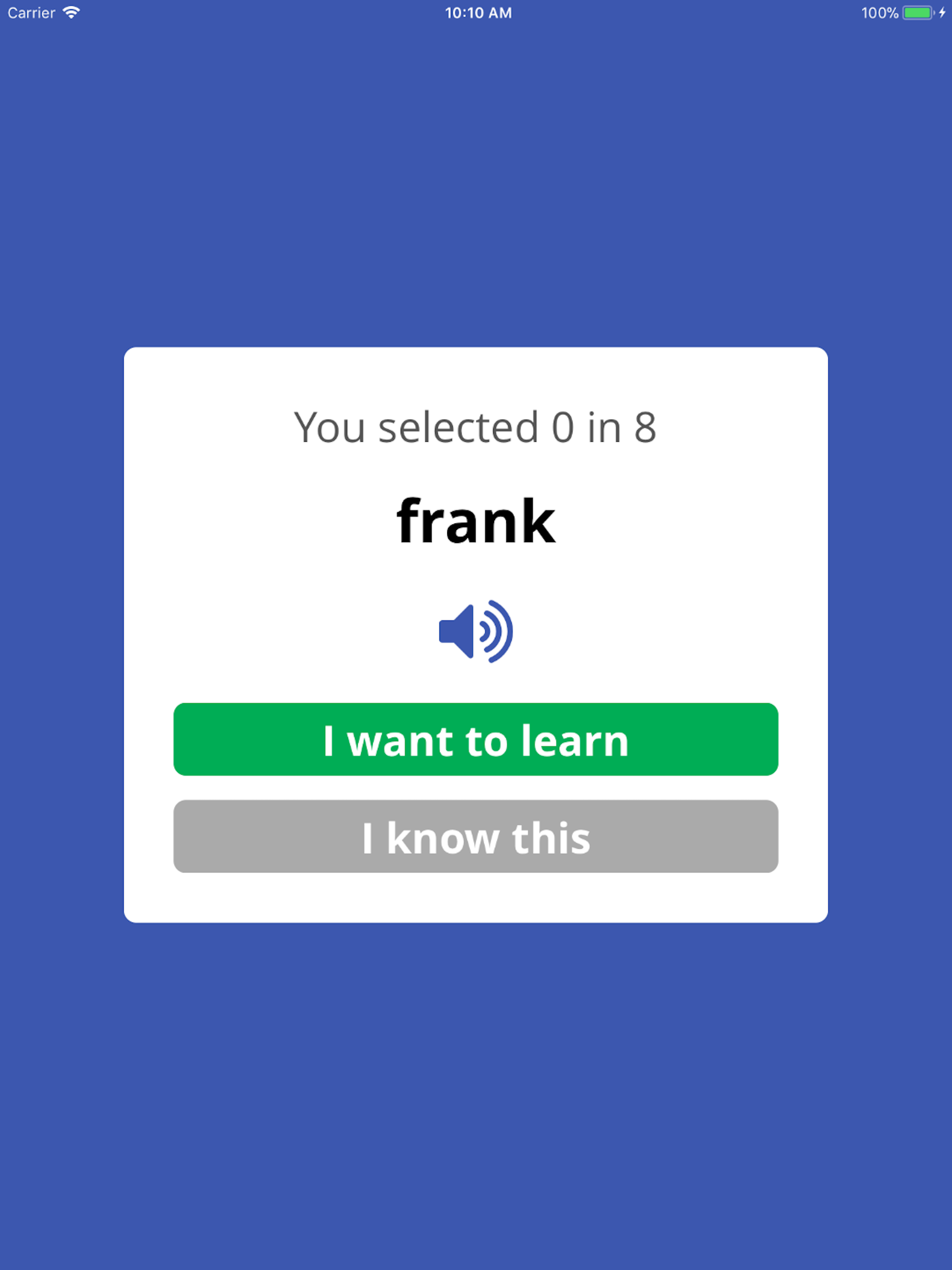 Vocabuilder - Learning English