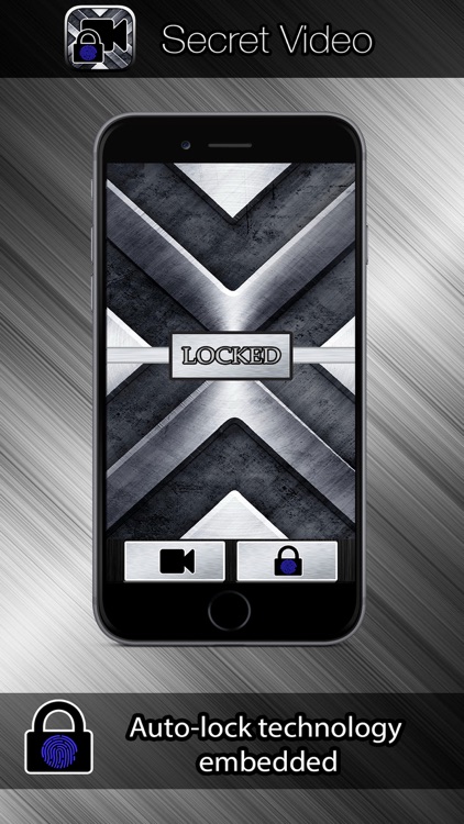 Secret Video Touch ID and Password Protection Vault