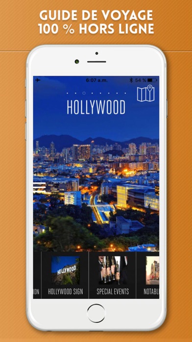 Screenshot #1 pour Hollywood Guide de Voyage avec Cartes Offline