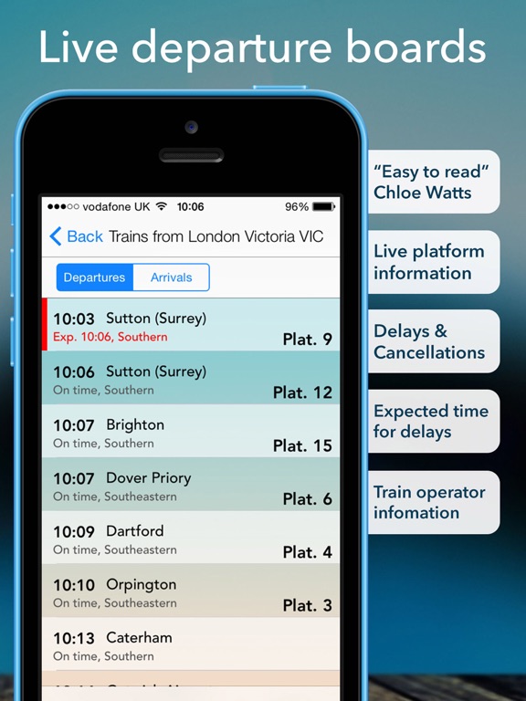 Screenshot #4 pour Train Times