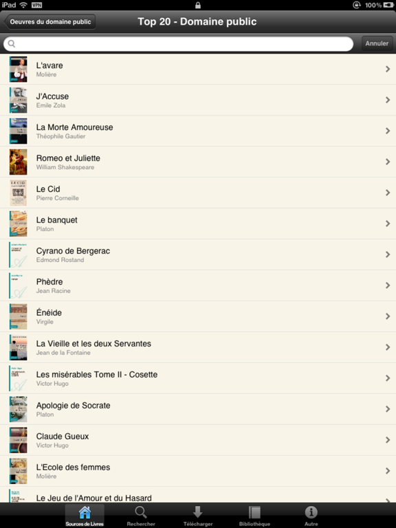 Screenshot #5 pour eBook Search Pro : ebooks pour iBooks