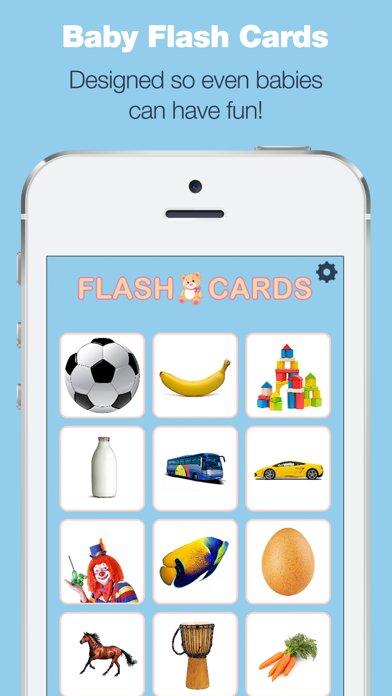 Screenshot #1 pour Baby Flash Cards - My First Words Game for Boys and Girls
