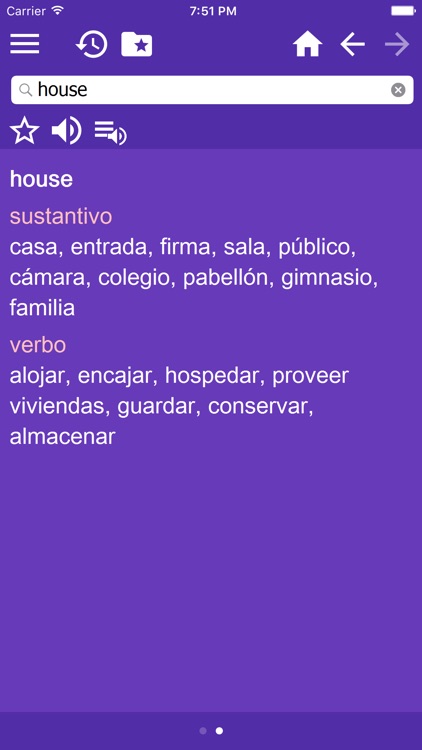 English Spanish free dictionary
