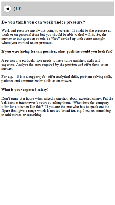 Screenshot #3 pour HR Interview Preparation Guide