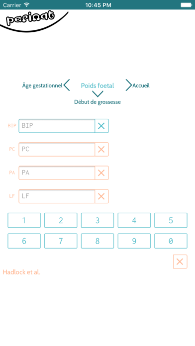 Screenshot #1 pour Perinat