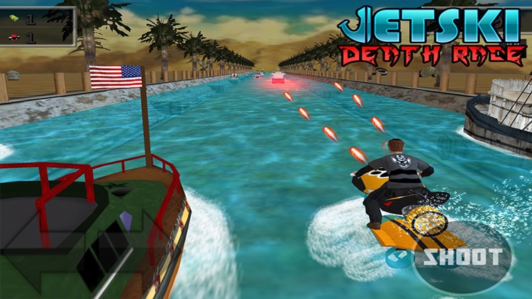 Jet Ski Death Race - Top Free 3D Water Racing Game screenshot-4