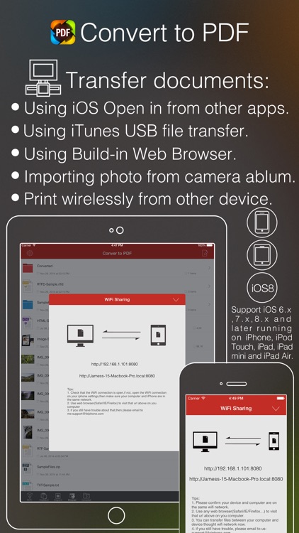 Convert to PDF - Convert Documents, Web Pages, Photos and more to PDF screenshot-4